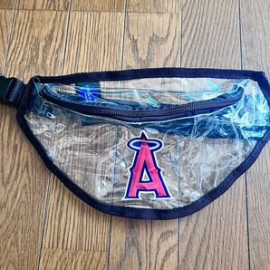LA Angels 公式 MLB エンゼルス クリアビニール ウエストポーチ