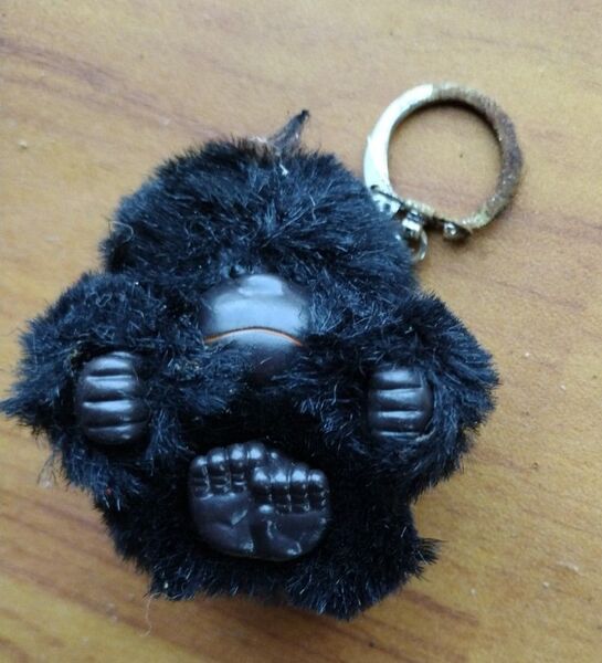 レトロ ゴリラ キーホルダー ぬいぐるみ
