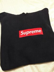 【希少】Supreme BOX LOGO HOODED SWEATSHIRT シュプリーム ボックスロゴパーカー M NAVY