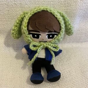 スノちる用 ぬいぐるみ ニット帽子 黄緑