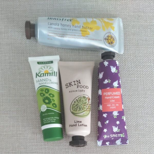 ハンド&ネイルクリーム 4本セット