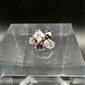janji ストーンピアス カラフル 赤西