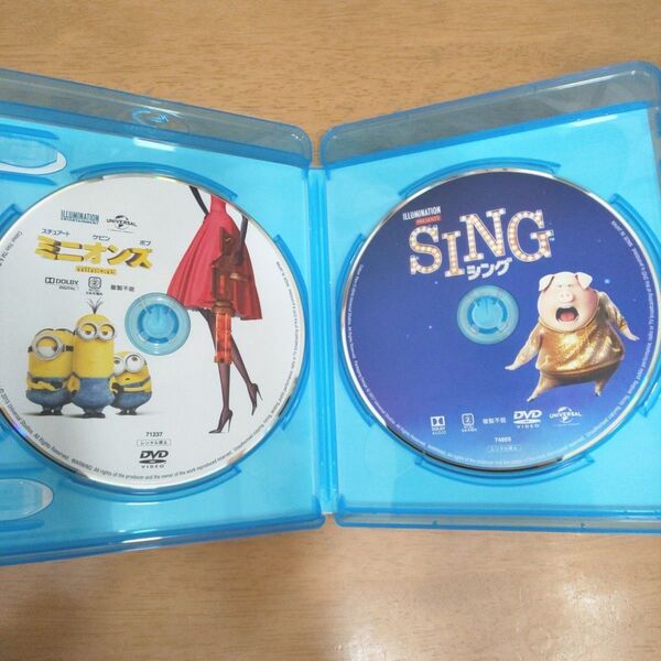 ミニオンズDVD+シングDVD