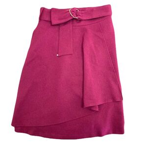 PATTERN スカート ひざ丈 ベルト付