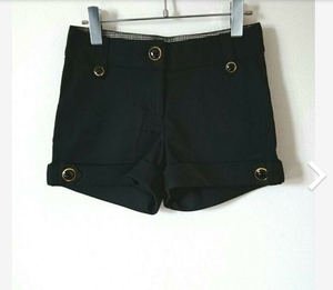 Smacky Glam Smacky Glam short pants black show bread lady's bottom 