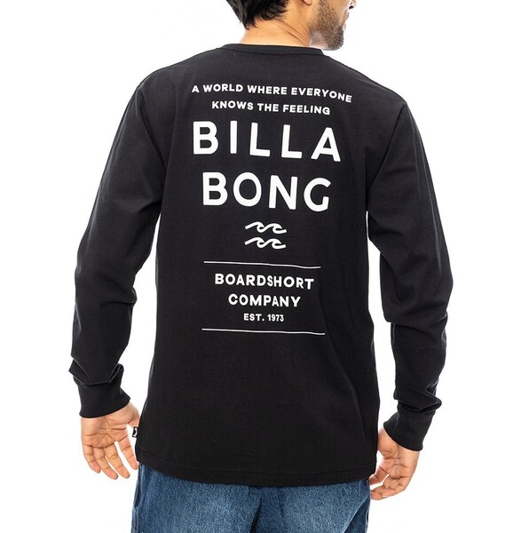 【SALE】★送料無料★2024秋冬 新品【BILLABONG/ビラボン】DECAF ロンT BLK メンズXL BE012050