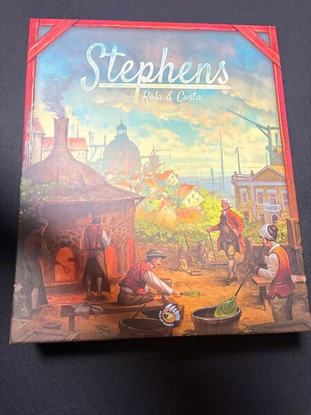中古ボードゲーム「スティーブンス」日本語訳付き