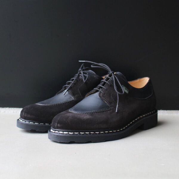 Paraboot UNUSED AVIGNON サイズ71/2 NOIR レザーシューズ ビジネスシューズ 本革 シューズ