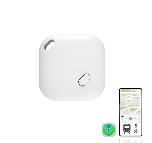 Miniスマートトラッカー スマートタグ 探す 子供 エアタグ airtag スマホ 小型 追跡 位置確認 鍵 紛失防止