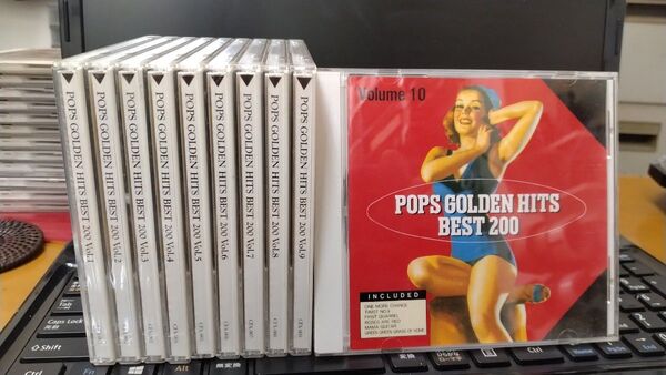 POPS GOLDEN HITS BEST200 10枚組 想い出のヒットパレード200 CD