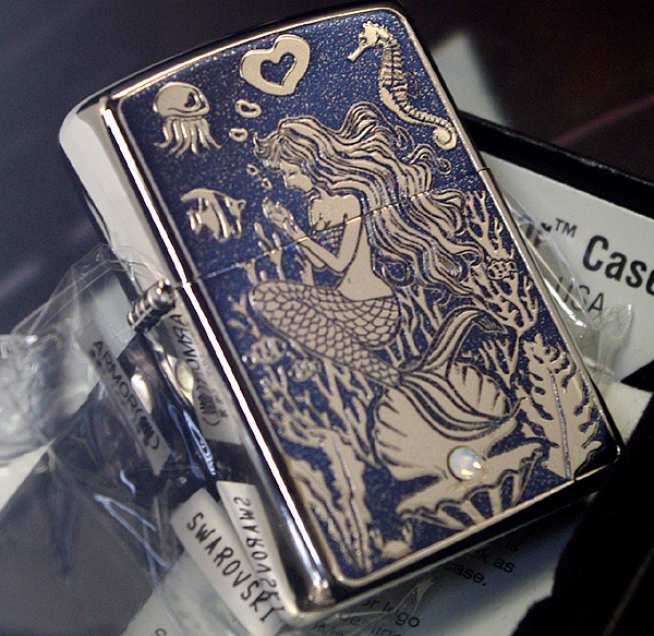 ZIPPO】アーマー マーメイド SWAROVSKI クリスタル/ネコポス | JChere