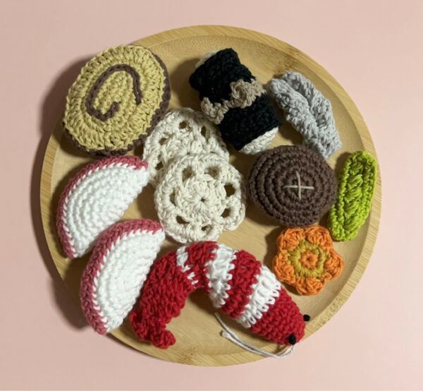 【ハンドメイド】あみぐるみ おせち