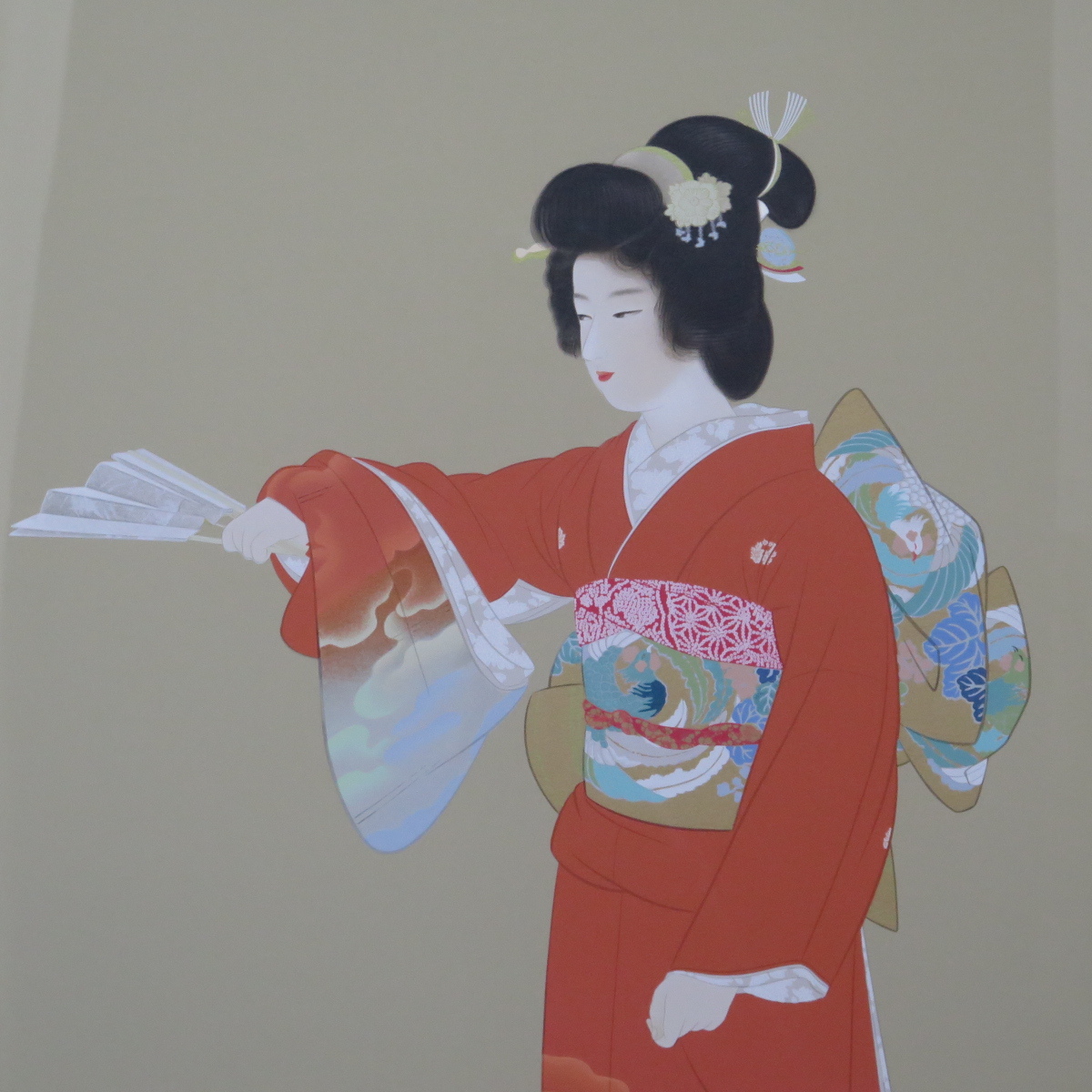 Yahoo!オークション -「上村松園」(シルクスクリーン) (版画)の Yahoo!オークション -「上村松園」(シルクスクリーン) (版画)の