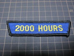 2000　HOURS