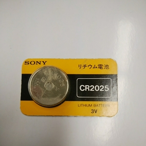 レトロ■sony リチウム電池　ボタン　cr2025 1991年