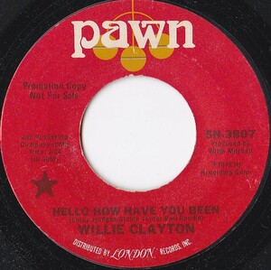 ** Hi録音 70's Southern Soul 45 * Willie Clayton **