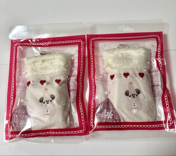 【新品未使用】ディズニー クリスマス リルリンリン クリームフィルド・ビスケット 2つ