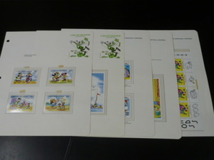 20　S　ディズニー切手13-8　1984年　タークスカイコス　ドナルドダック・他　各完揃　計9種＋小型2種＋８面　未使用NH