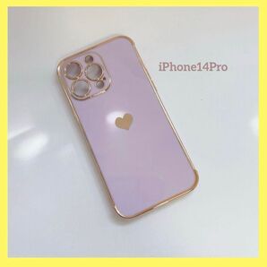 iPhoneアイフォンケースカバーシリコン紫パープルかわいい
