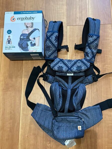 エルゴオムニ360メッシュクールエアーOMNIインディゴウィーブErgobaby