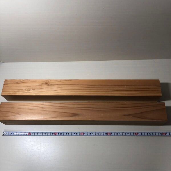 杉角材 60cm 6.8cm×6.8cm 2本