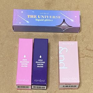 【4点セット】ロムアンド グリッター グロス ネイル