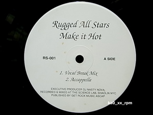 ★☆Rugged All Stars「Make It Hot」☆★5点以上で送料無料!!!