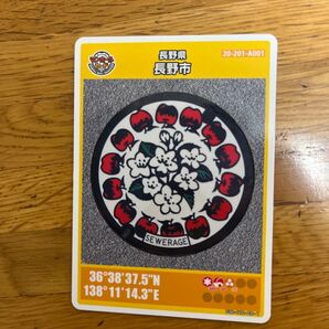 長野市 マンホールカード