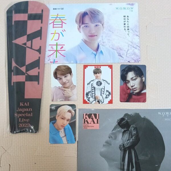 EXO KAI セット トレカ4枚+雑誌mini 春が来たマスキングテープ、かいくん カイ