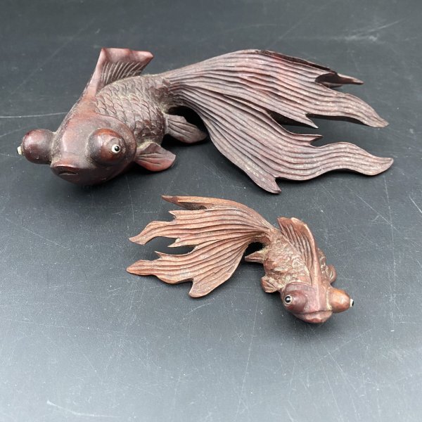 Yahoo!オークション -「金魚」(彫刻、オブジェ) (美術品)の落札 Yahoo!オークション -「金魚」(彫刻、オブジェ) (美術品)の落札