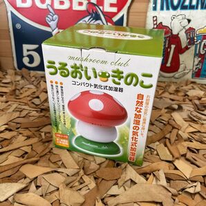 コンパクト気化式加湿器 うるおいきのこ