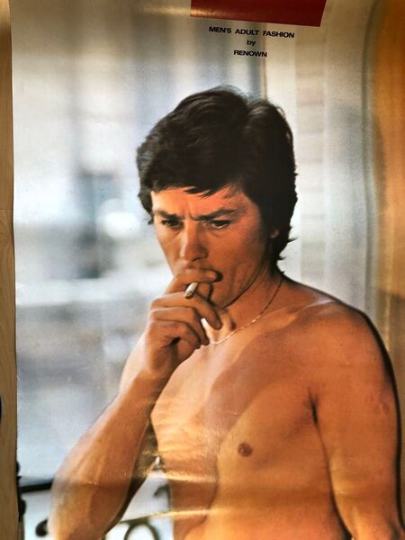 アラン・ドロンのポスターです。 あの懐かしいアラン・ドロン」のポスター・思い出の永久保存版として ポスター ポスター