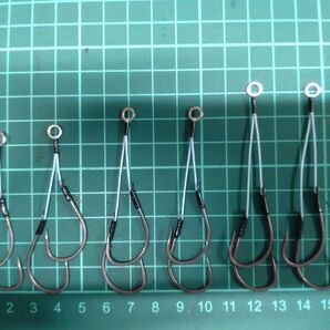 がまかつフック使用 アシストフック6組セット ワイヤーアシスト タチウオ サワラ ジギング