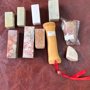 篆刻 印材 10点 大小素材色々 印材