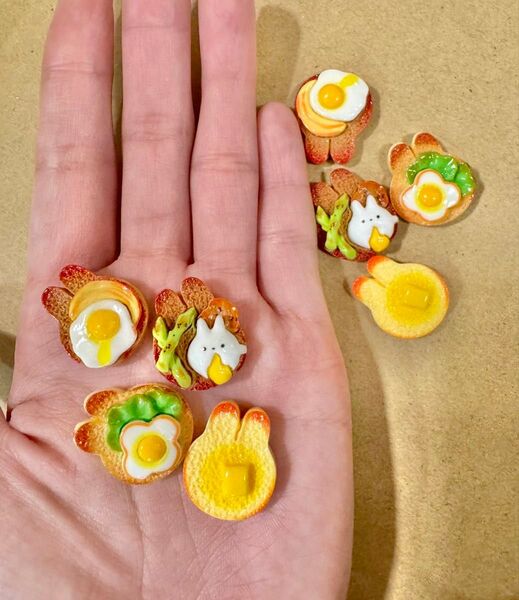 デコパーツ 食品 パン トースト