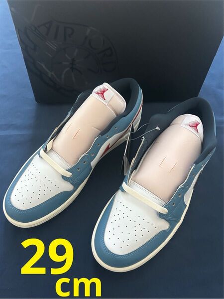 NIKE Air Jordan 1 Low Aegean Storm ナイキ エアジョーダン1 ロー エーゲストーム 29cm
