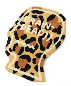 b rain dead rug mat Brain Dead Assisted Living. LOGO HEAD 200CM RUG - LEOPARD/USED SUPREME