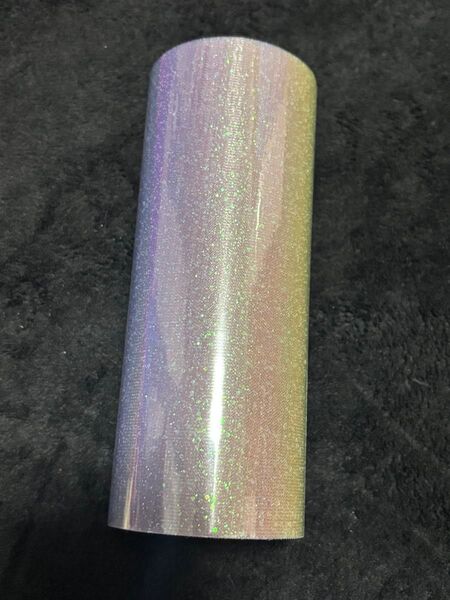 チュールロール生地 15cm×9m 虹色 ラメ