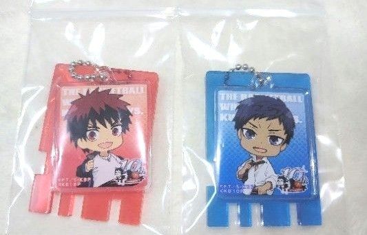 黒子のバスケ 極楽湯コラボ キーホルダー 火神・青峰セット