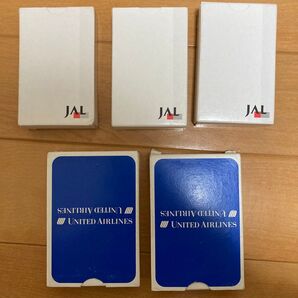 航空会社のトランプ 5つ