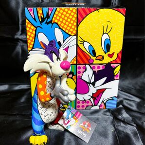 ロメロ ブリット ルーニーテューンズ 置物 フィギュア シルベスター キャット フィギュアリン ルーニートゥーンズ エネスコ