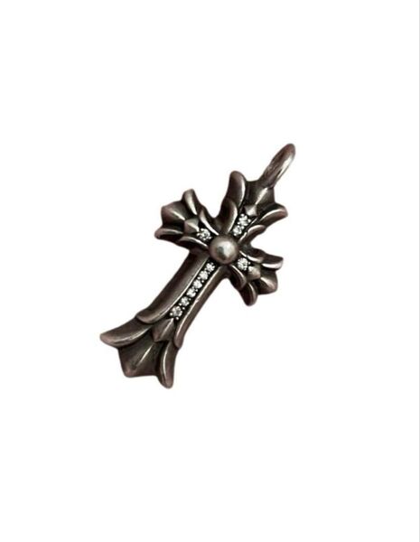 【国内正規品】クロムハーツ ダブルchクロスチャーム 純正ダイヤ