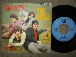 The Kinks-Days/She's Got Everything Italia★ Orig.7&amp;#34;