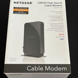 NETGEAR Cm500ケーブルモデム、 DOCSIS 3.0 黒 最大400Mbpsのダウンロード