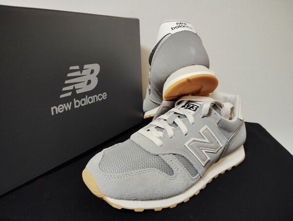 新品25.0cm ニューバランス newbalanceレディーススニーカーML373SL2グレーWL373好きにも