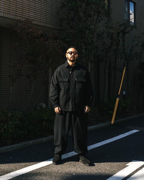 COOTIE CA/W Melton Error Fit Easy Pants