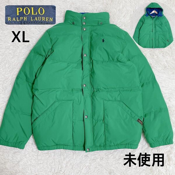 未使用 現行 ラルフローレン ダウンジャケット ポニー刺繍 XL ヌプシ POLO RALPH LAUREN 2way