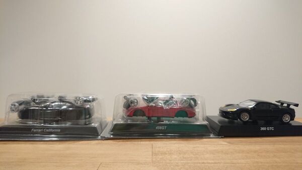 【匿名配送】京商 フェラーリ カリフォルニア FERRARI 456GT 360 GTC モデナ 1/64 【送料込】