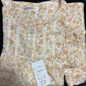 レディース 秋冬用 薄手キルト風パジャマ L 新品タグ付き