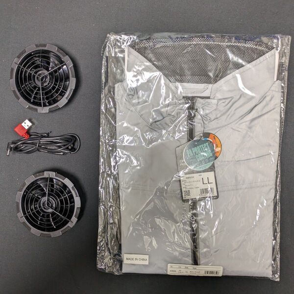 DIVAIZ ファン付き WZ コーティングジャケット XL LL